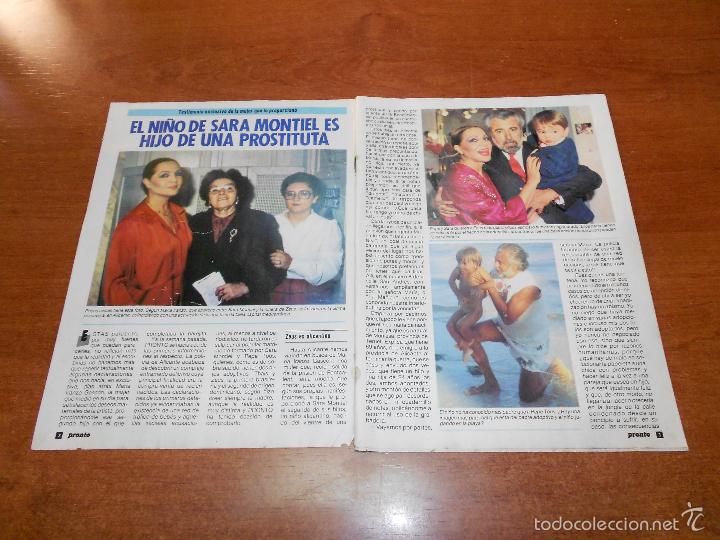 Coleccionismo de revistas y peri&oacute;dicos: RECORTE DE PRENSA 1985: SARA MONTIEL