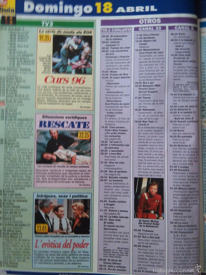 Coleccionismo de revistas y peri&oacute;dicos: RECORTE STAR TREK JOHN FORSYTHE CURS 96 RESCATE FORREST KELLY