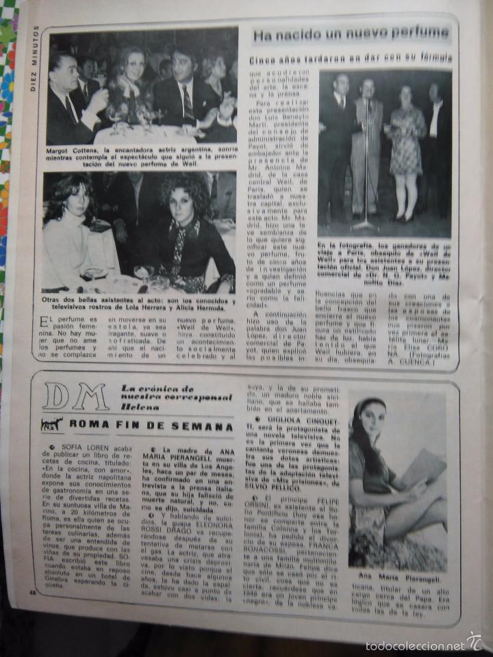 Collectionnisme de Revues et Journaux: RECORTE ANA MARIA PIERANGELI LOLA HERRERA ALICIA HERMIDA MARGOT COTTENS