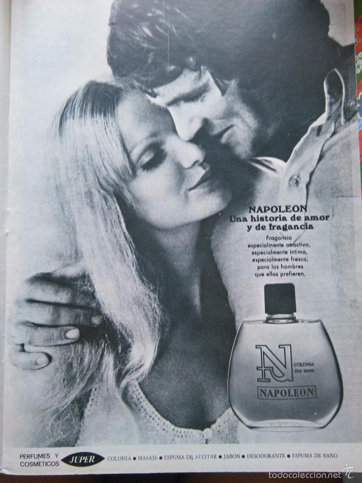Collectionnisme de Revues et Journaux: recorte FRAGANCIA MASULINA NAPOLEON EAU DE TOILETTE