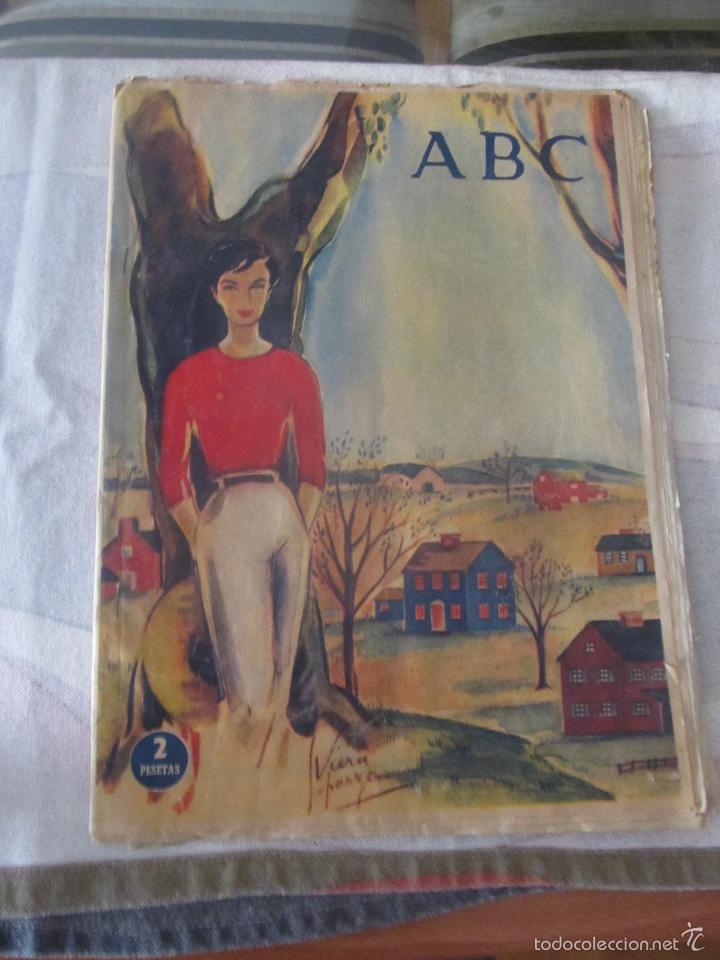 Coleccionismo de Revistas y Peri&oacute;dicos: PERIODICO ABC 6 JULIO 1957 CON PUBLICIDAD DE LA EPOCA