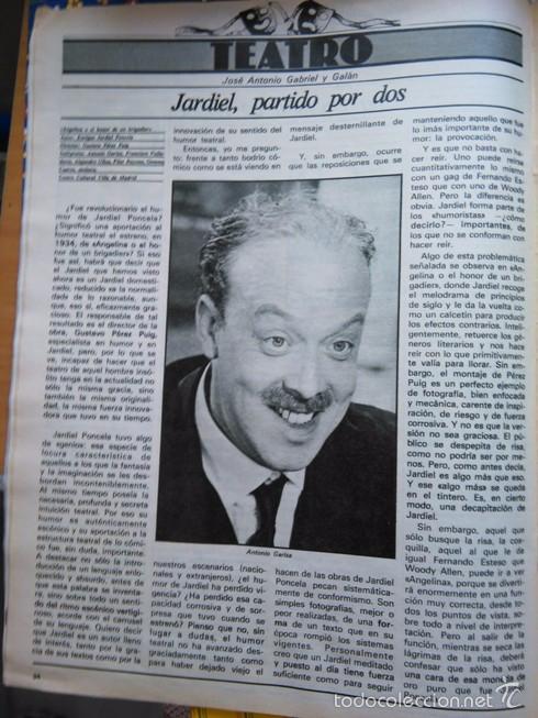 Collectionnisme de Revues et Journaux: RECORTE ANTONIO GARISA