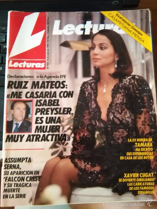 Coleccionismo de Revistas y Peri&oacute;dicos: recorte PORTADA DE ISABEL PREYSLER
