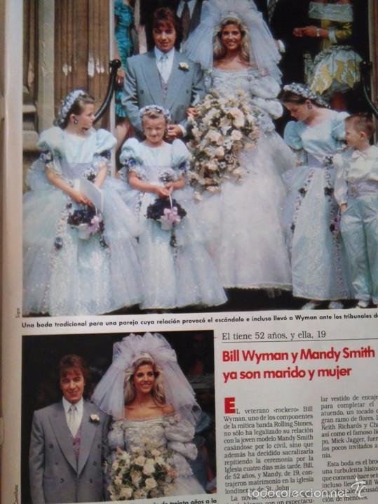 Coleccionismo de Revistas y Peri&oacute;dicos: recorte BILL WYMAN MANDY SMITH THE ROLLING STONES