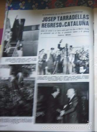 Colecionismo de Revistas e Jornais: recorte JOSEP TARRADELLAS ADOLFO SUAREZ