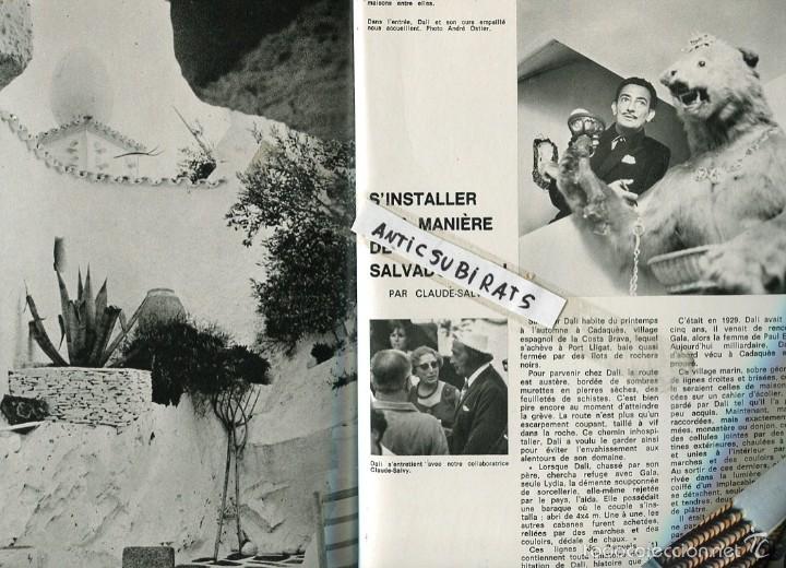 Collection Magazines and Newspapers: REVISTA FRANCESA 1969  REPORTAJE SOBRE SALVADOR DALI EN PORT LLIGAT POR CLAUDE SALVY  ANDRE OSTIER
