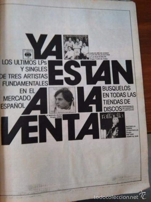 Coleccionismo de Revistas y Peri&oacute;dicos: recorte RAFAELLA CARRA MIGUEL BOSE CARLOS MEJIA GODOY Y LOS DE PALACAGUINA