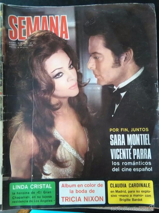 Coleccionismo de Revistas y Peri&oacute;dicos: recorte PORTADA SARA MONTIEL VICENTE PARRA VARIETES