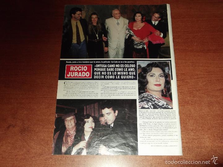 Coleccionismo de Revistas y Peri&oacute;dicos: CLIPPING 1993: ROC&Iacute;O JURADO