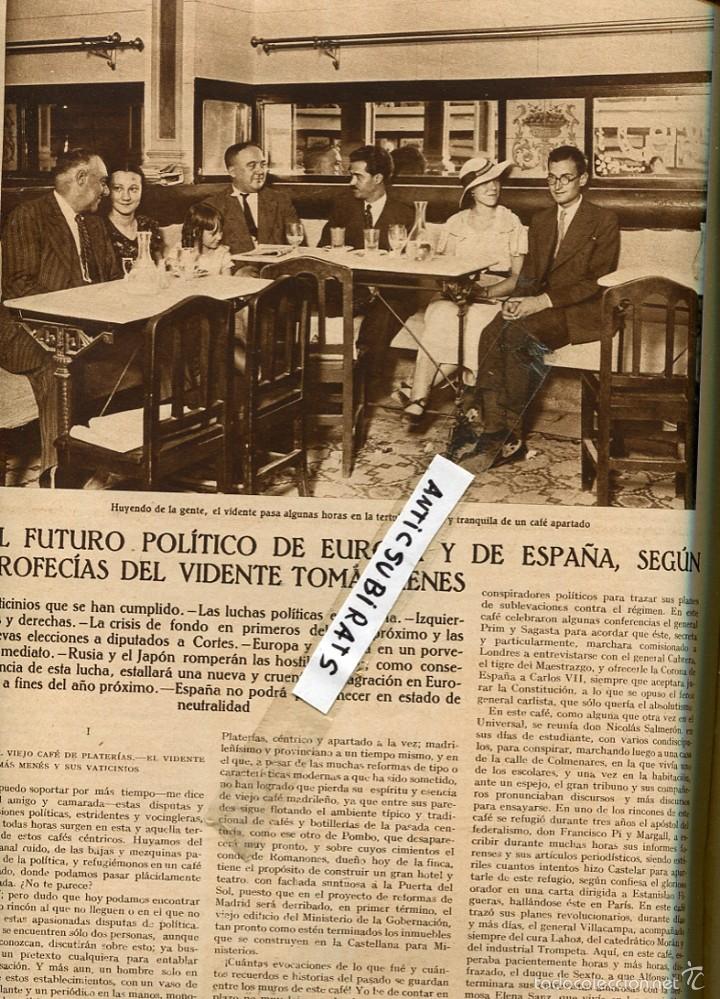Collection Magazines and Newspapers: REVISTA 1934 VIDENTE TOMAS MENES MIGUEL ASSO GUITARRISTA JOTA ARAGONESA RODRIGATOS DE LA OBISPALIA
