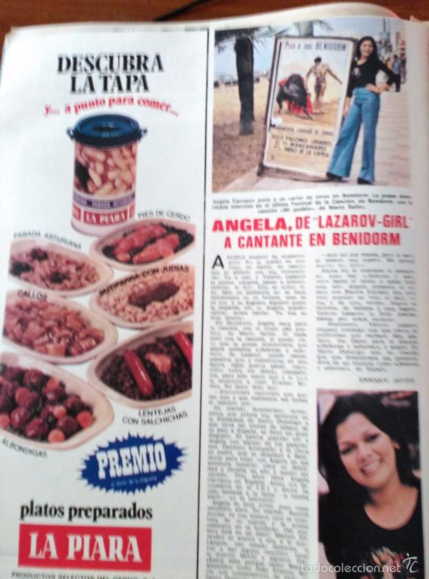 Coleccionismo de revistas y peri&oacute;dicos: recorte ANGELA CARRASCO