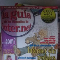 Coleccionismo de Revistas y Periódicos: LA GUIA DE LOS CONTENIDOS DE INTERNET N 1 -MARZO-ABRIL-MAYO 2001 -CON 6.000 WEBS SELECCIONA