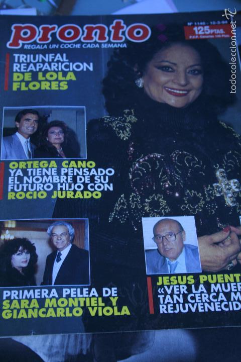Coleccionismo de revistas y peri&oacute;dicos: LOLA FLORES   CARMEN FLORES  1994  RECORTES