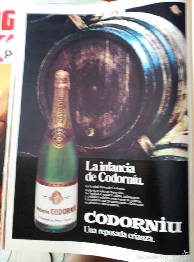 Coleccionismo de Revistas y Peri&oacute;dicos: RECORTE codorniu anuncio vintage