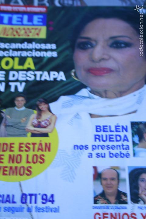 Coleccionismo de revistas y peri&oacute;dicos: LOLA FLORES   SARA MONTIEL  ANNE IGARTIBURU   1994  TELE INDISCRETA