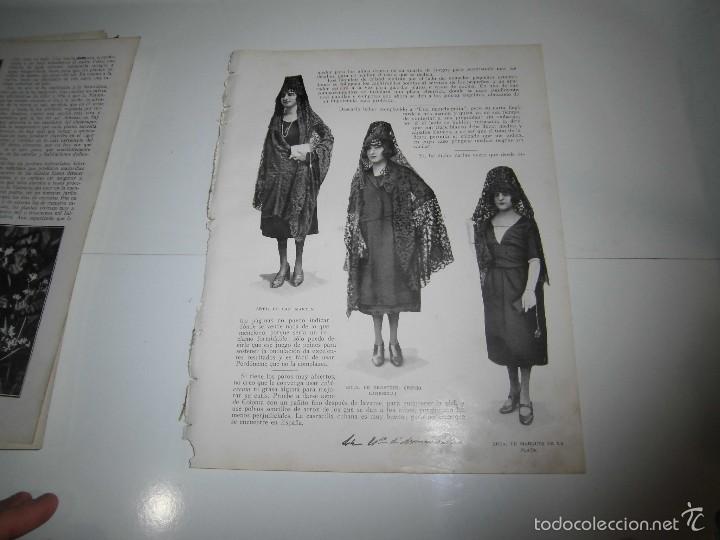 Collection Magazines and Newspapers: SRTAS SAN MARTIN.DE ORNSTEIN.MARQUEZ DE LA PLATA VESTIDAS CON MANHOJA DE REVISTA BLANCO Y NEGRO 1922