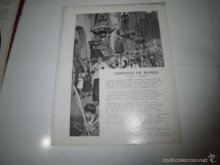 Sammeln von Zeitschriften und Zeitungen: DOMINGO DE RAMOS POR MANUEL SANDOVAL DIBUJO DE ESPI HOJA DE REVISTA BLANCO Y NEGRO 1922