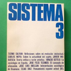Coleccionismo de Revistas y Periódicos: SISTEMA Nº 3 OCTUBRE 1973, REVISTA DE CIENCIAS SOCIALES - VARIOS AUTORES - ITS - VER INDICE. Lote 58439727