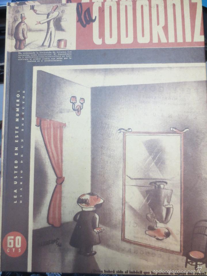 Coleccionismo de Revistas y Peri&oacute;dicos: REVISTA LA CODORNIZ N&ordm; 7 DEL N&ordm; 64 AL N&ordm; 71 A&Ntilde;O 1942 EDIT AGUALARGA
