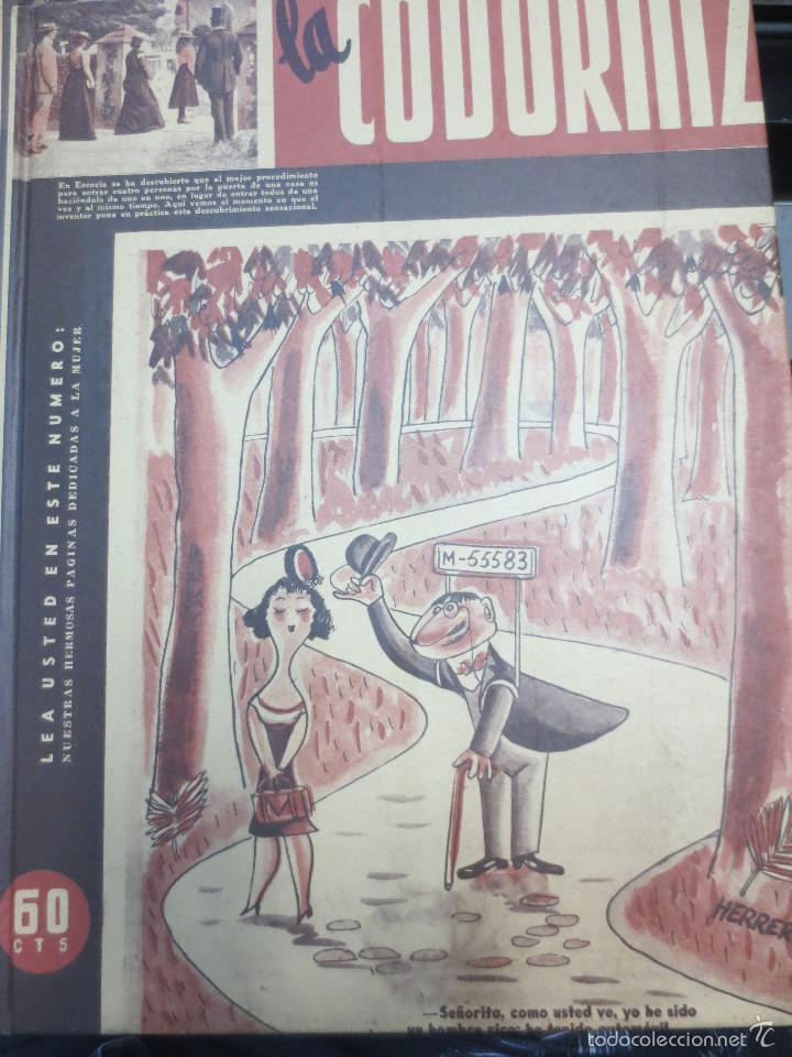Coleccionismo de Revistas y Peri&oacute;dicos: REVISTA LA CODORNIZ N&ordm; 4 DEL N&ordm; 35 AL N&ordm; 45 A&Ntilde;O 1942 EDIT AGUALARGA