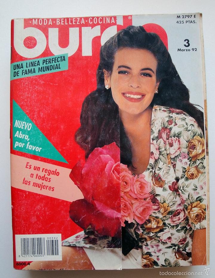 Coleccionismo de revistas y peri&oacute;dicos: Revista de costura Burda Marzo 1992