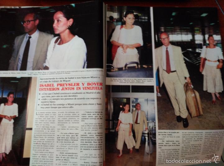 Coleccionismo de Revistas y Peri&oacute;dicos: recorte ISABEL PREYSLER Y BOYER RUMBO A VENEZUELA