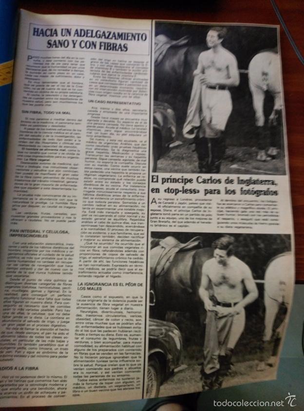 Colecionismo de Revistas e Jornais: recorte EL PRICIPE CARLOS DE INGLATERRA EN TOPLESS