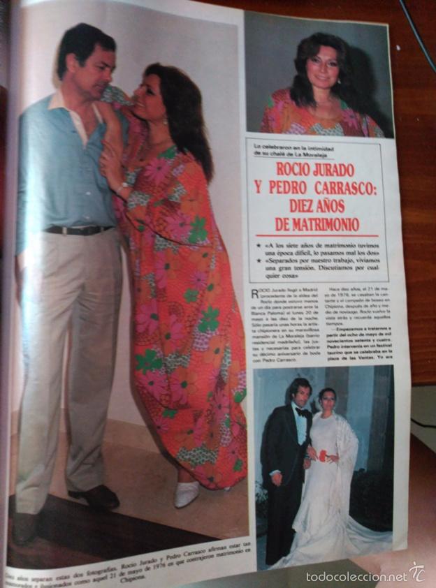 Coleccionismo de Revistas y Peri&oacute;dicos: recorte ROCIO JURADO PEDRO CARRASCO
