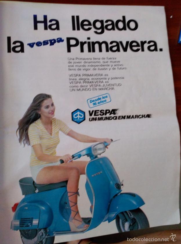 Coleccionismo de Revistas y Peri&oacute;dicos: RECORTE vespa juventud anuncio