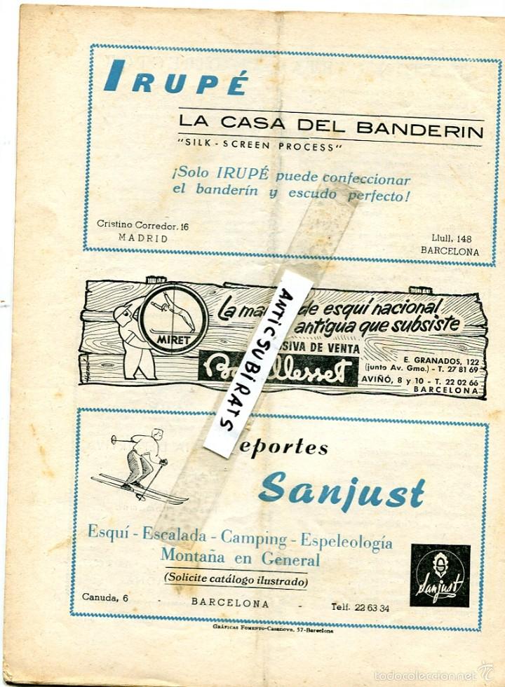 Coleccionismo de Revistas y Peri&oacute;dicos: REVISTA A&Ntilde; 1955 IRUPE LA CASA DEL BANDERIN DEPORTES SANJUST MACA NACIONAL DE ESQUI MIRET BAVILLESSET
