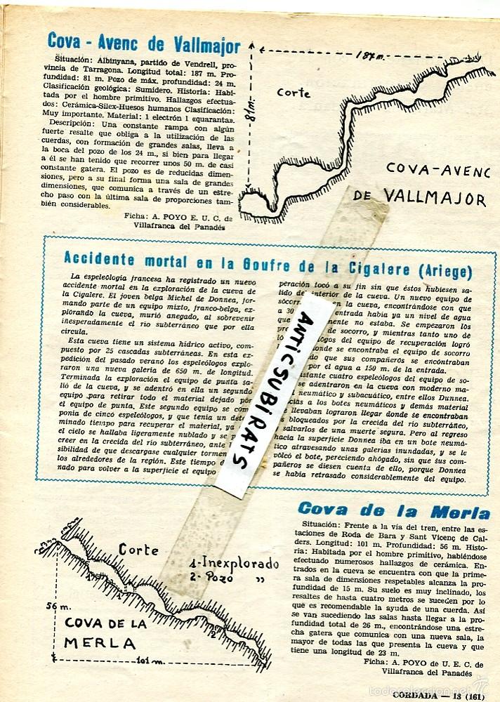 Collezionismo di Riviste e Giornali: REVISTA ANY 1955 COVA DE LA MERLA RODA DE BARA SANT VICEN&Ccedil; DE CALDERS LA MUSSARRA PRADES SCALA DEI