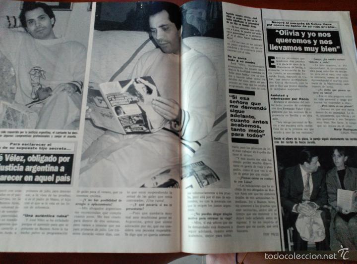 Coleccionismo de Revistas y Peri&oacute;dicos: recorte jose velez el marques de cubas en el recotal de rocio jurado