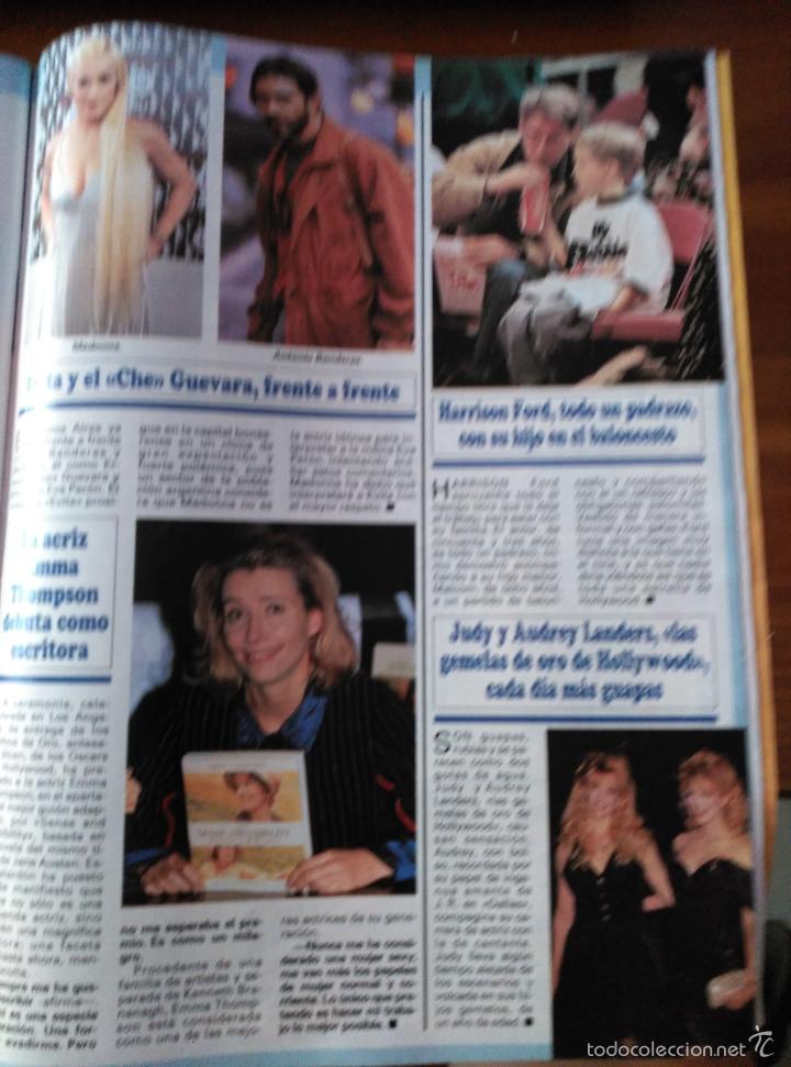 Coleccionismo de Revistas y Peri&oacute;dicos: recorte MADONNA ANTONIO BANDERAS HARRISON FORD EMMA THOMPSON JUDY AUDREY LANDERS