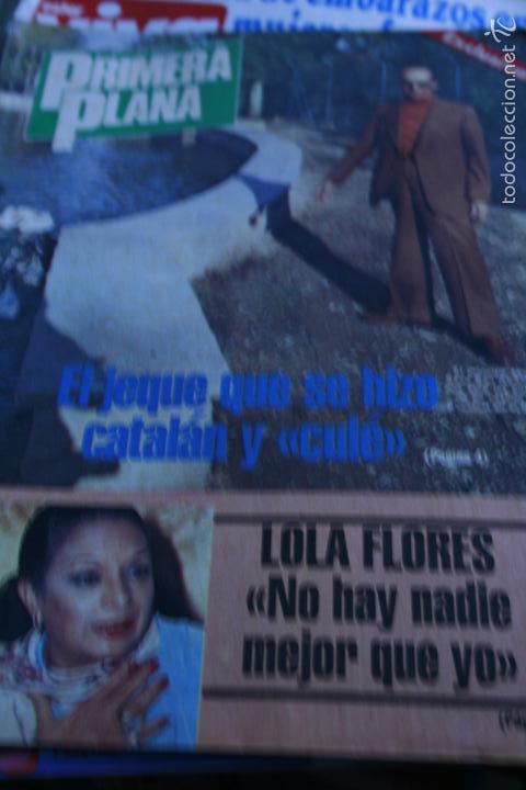 Coleccionismo de revistas y peri&oacute;dicos: LOLA FLORES  SAAD BEN ABSULAZIZ   CHINA  1984