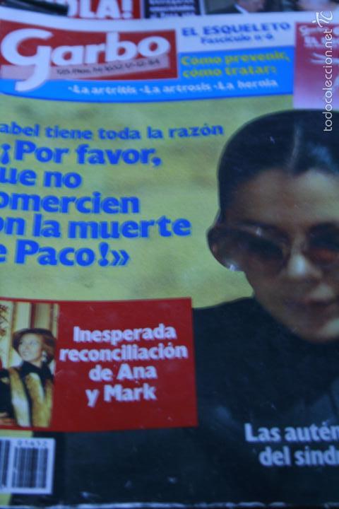 Coleccionismo de Revistas y Peri&oacute;dicos: REYES DE SUECIA CARMEN SARMIENTO ISABEL PANTOJA VICTORIA VERA 1984