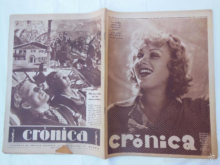 Coleccionismo de Revistas y Peri&oacute;dicos: CR&Oacute;NICA. Revista de la Semana. A&ntilde;o VII, N&uacute;m 311, 27 Octubre 1935