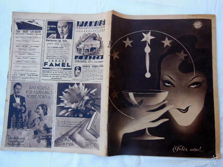 Coleccionismo de Revistas y Peri&oacute;dicos: CR&Oacute;NICA. Revista de la Semana. Extraordinario Navidad 1935