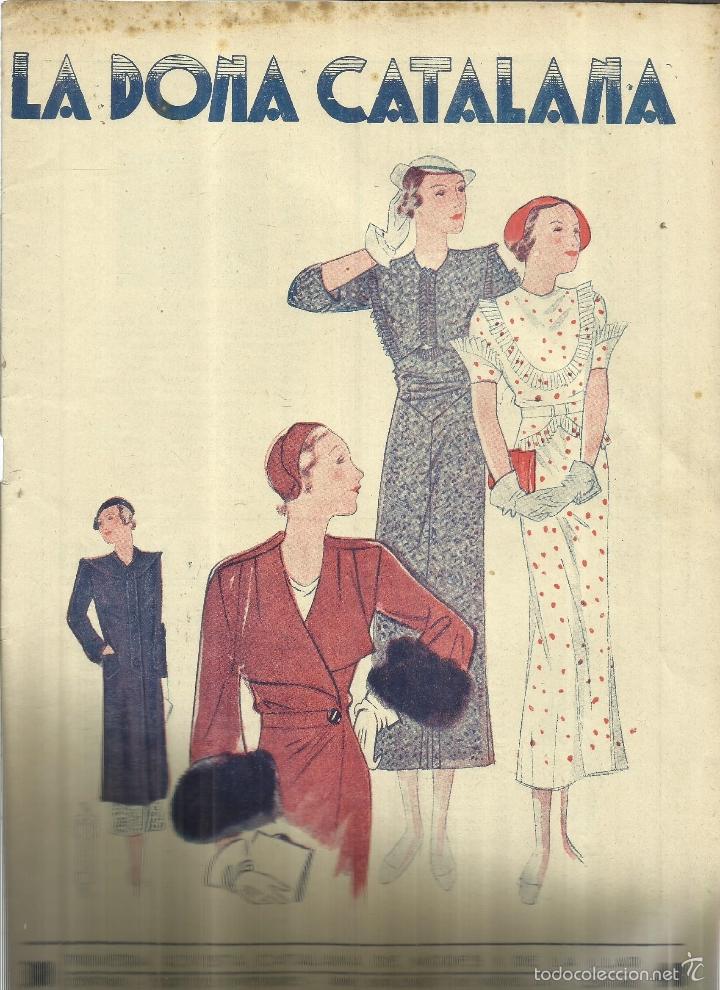 Collectionnisme de Revues et Journaux: LA DONA CATALANA. REVISTA DE MODES I DE LA LLAR. N&ordm; 465 . AGOSTO 1934. BARCELONA