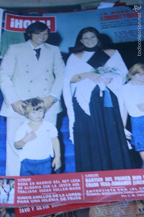 Sammeln von Zeitschriften und Zeitungen: ANTONIO BIENVENIDA  JOH PHILIP LAW  UN DOS TRES  PRINCIPE DE EGIPTO  LOLA FLORES 1975