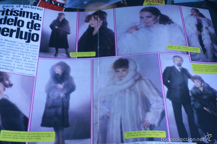 Coleccionismo de revistas y peri&oacute;dicos: RECORTES  REPORTAJE  HOJAS   SARA MONTIEL