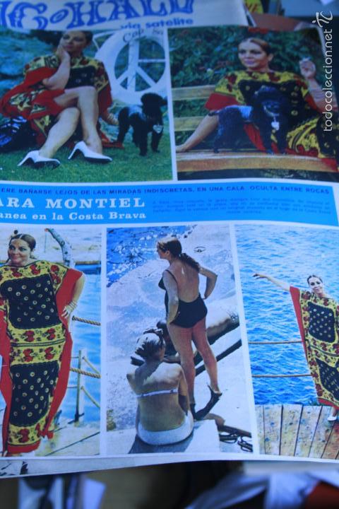 Coleccionismo de revistas y peri&oacute;dicos: RECORTES  REPORTAJE  HOJAS   SARA MONTIEL