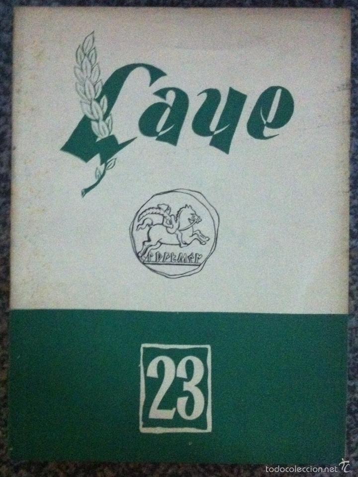 Collection Magazines and Newspapers: Laye. Revista de pensamiento y de creaci&oacute;n literaria n&ordm; 23. 1953