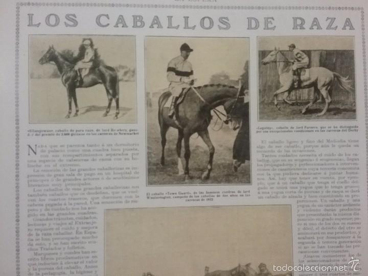 Colecionismo de Revistas e Jornais: REVISTA 1923.LOS CABALLOS DE RAZA.TUMBAS DE SAN ADRI&Aacute;N. ARGUINETA. ELORRIO