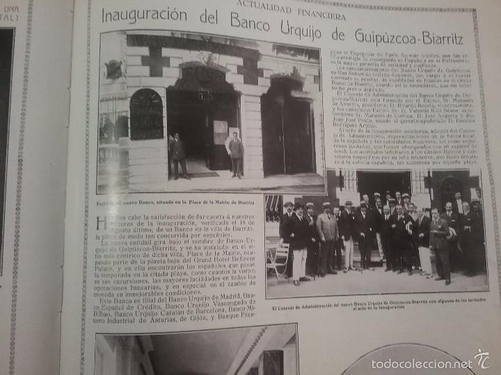 Collection Magazines and Newspapers: REVISTA 1923.BANCO URQUIJO DE GUIPUZCOA-BIARRITZ INAGURACION. SONETOS DE CORDOBA