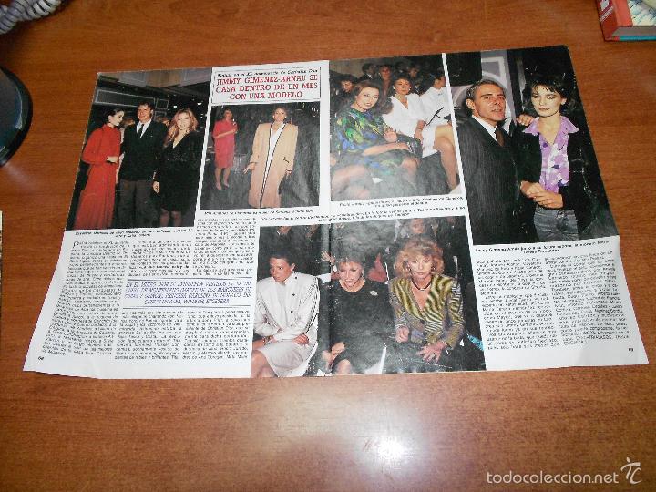 Coleccionismo de Revistas y Peri&oacute;dicos: RECORTE DE PRENSA 1987: ROC&Iacute;O JURADO, MILA XIMENEZ, JUNCAL RIVERO