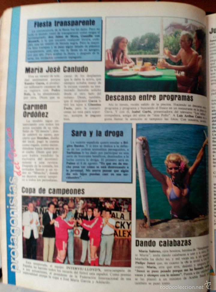 Coleccionismo de revistas y peri&oacute;dicos: recorte SARA MONTIEL CONTRA LA DROGA MARIA SALERNO ISABEL GARBI JOSE MARIA GARCIA