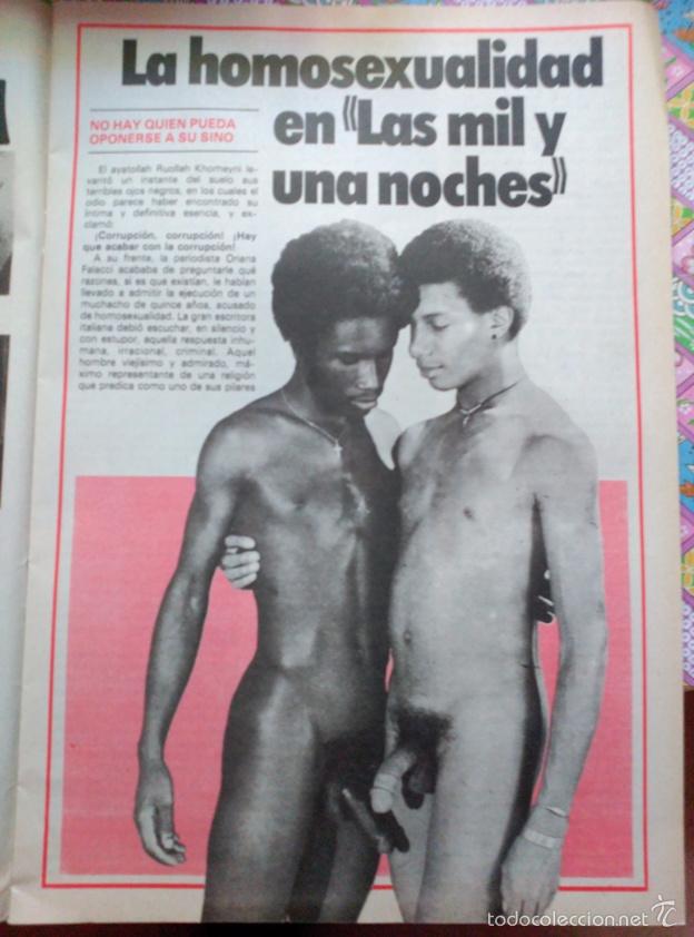 Coleccionismo de revistas y peri&oacute;dicos: RECORTE LA HOMOSEXUALIDAD EN LAS MIL Y UNA NOCHES GAY