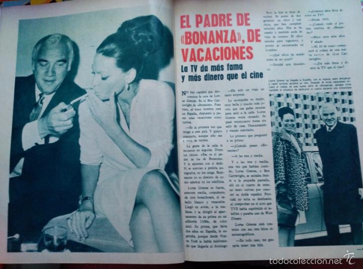 Coleccionismo de revistas y peri&oacute;dicos: recorte LORNE GREENE BONANZA
