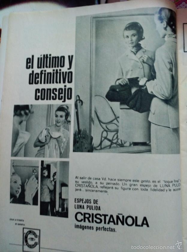 Coleccionismo de revistas y peri&oacute;dicos: RECORTE CRISTA&Ntilde;OLA ESPEJOS DE LUNA PULIDA anuncio vintage