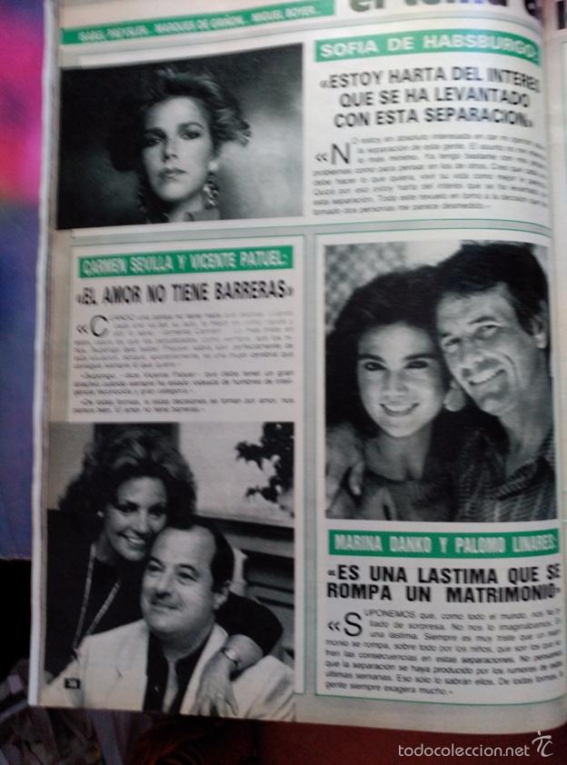 Coleccionismo de Revistas y Peri&oacute;dicos: RECORTE CARMEN SEVILLA SOFIA DE HABSBURGO MARINA DANKO PALOMO LINARES